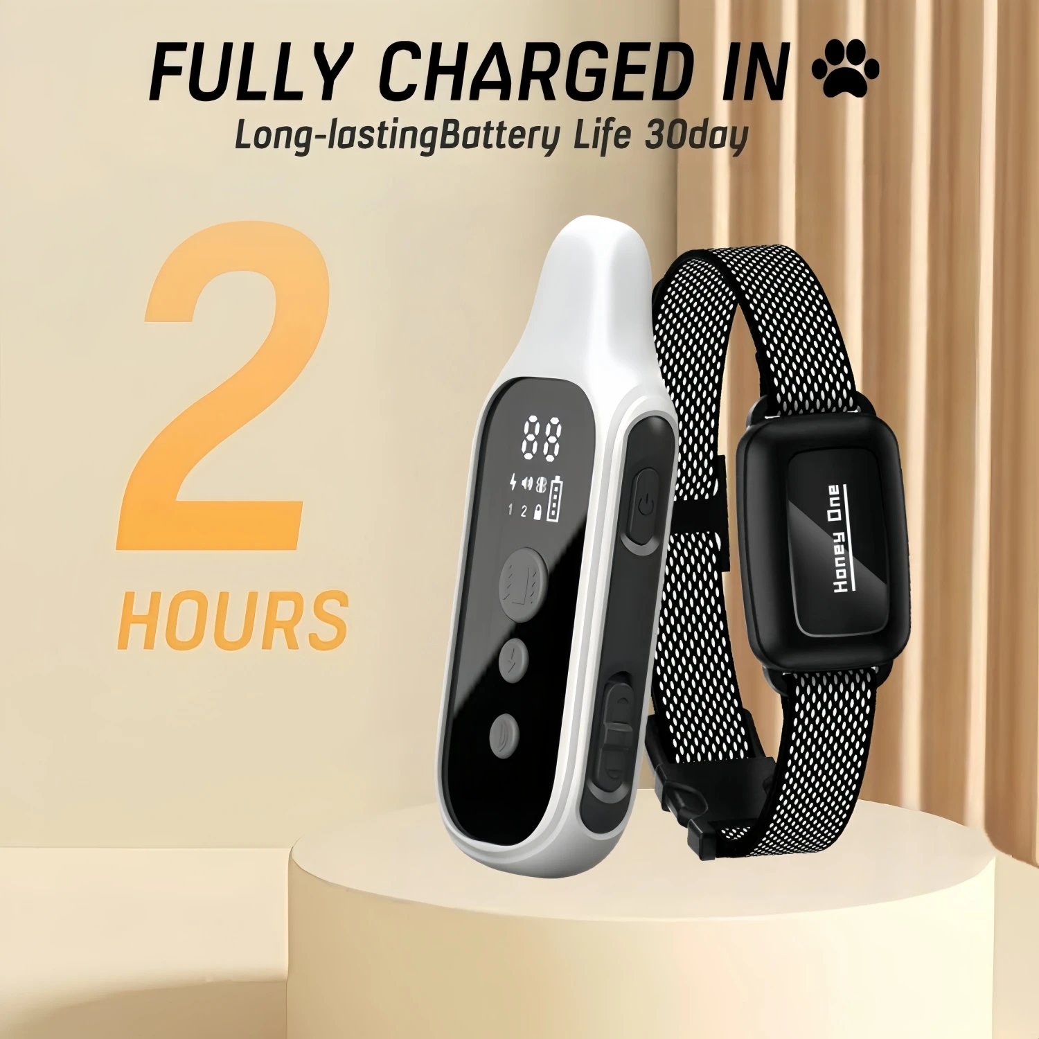 3300Ft Electric Dog Training Collar Detachable Bark Rechargeable Anti Barking Shock Vibration Collar Remote control + automatic