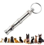 1/2Pcs Dog Whistle To Stop Barking, Adjustable Sound Pitch Dog Whistle With Keychain, Professional Recall Pet Puppy Cat Dog