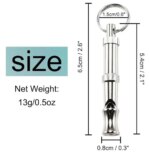 1/2Pcs Dog Whistle To Stop Barking, Adjustable Sound Pitch Dog Whistle With Keychain, Professional Recall Pet Puppy Cat Dog - Image 4