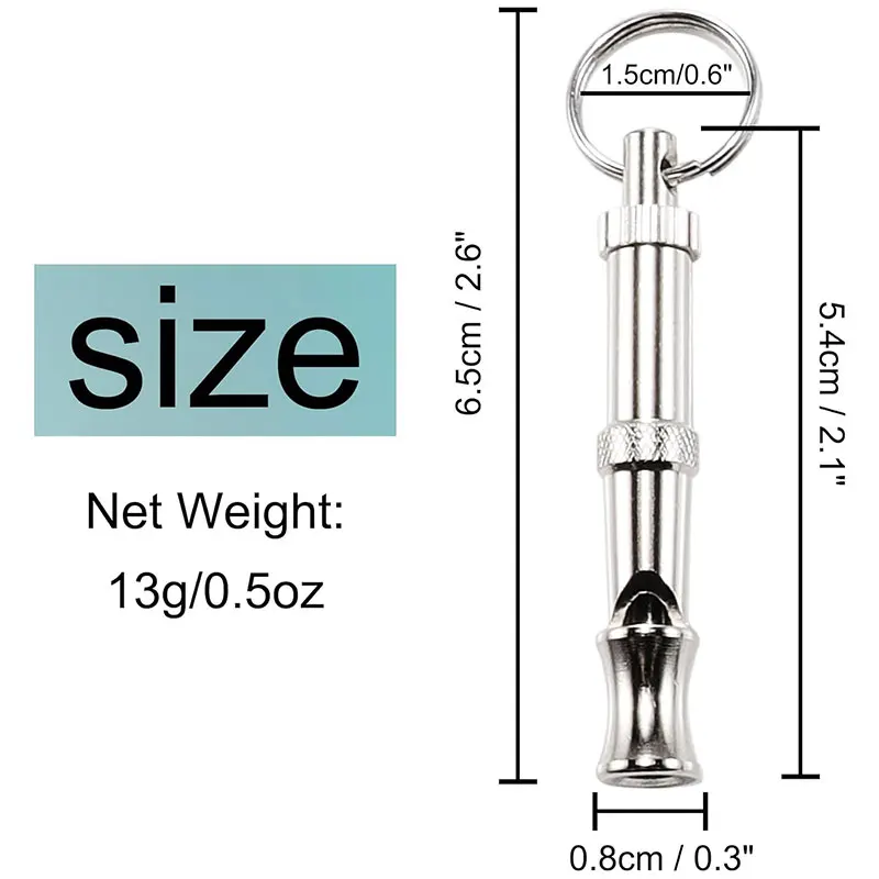 1/2Pcs Dog Whistle To Stop Barking, Adjustable Sound Pitch Dog Whistle With Keychain, Professional Recall Pet Puppy Cat Dog 1/2Pcs Dog Whistle To Stop Barking, Adjustable Sound Pitch Dog Whistle With Keychain, Professional Recall Pet Puppy Cat Dog