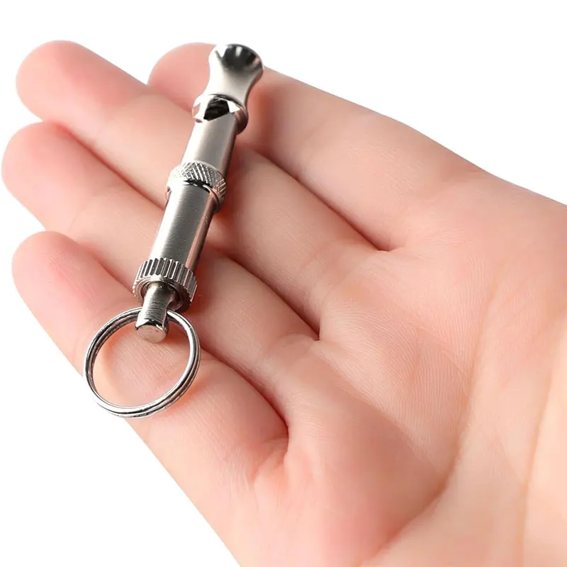 1/2Pcs Dog Whistle To Stop Barking, Adjustable Sound Pitch Dog Whistle With Keychain, Professional Recall Pet Puppy Cat Dog 1/2Pcs Dog Whistle To Stop Barking, Adjustable Sound Pitch Dog Whistle With Keychain, Professional Recall Pet Puppy Cat Dog