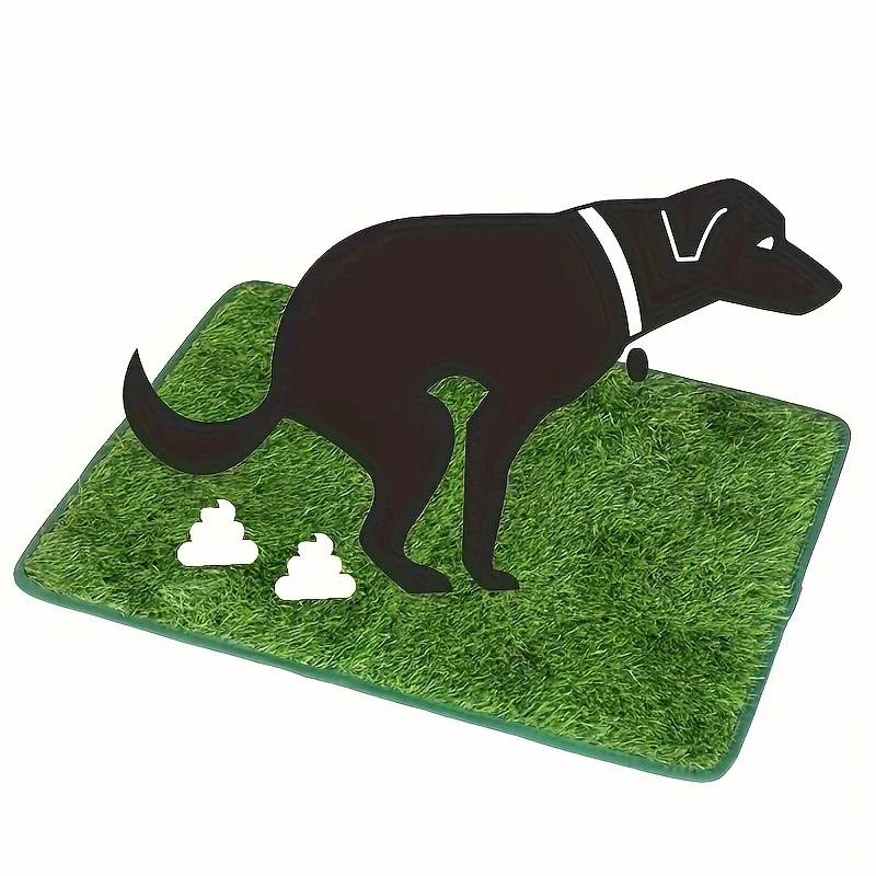 Premium Washable Dog Training Mat-Indoor/Outdoor Grass Trimmer，Convenient for potty training and odor control
