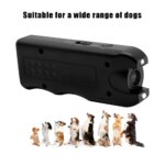 Ultrasonic Anti Barking Device Portable Dog Bark Suppressor Handheld Repeller Trainer with LED Light Battery Powered for Outdoor - Image 3