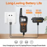 ROJECO 1000m Electric Dog Training Collar Remote Control Training Collar For Pet Rechargeable Dog Bark Control Stop Shock Collar - Image 5