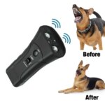 Dog Bark Deterrent Device Ultrasonic Dog Training Tool Bark Collar Alternative Stops Bad Behavior for Home Battery Operated