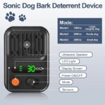 30kHz Frequency Portable Dog Repeller Three Level Adjustment Adjustable Repelling Distance Suitable Indoor Placement Outdoor - Image 3