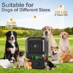 30kHz Frequency Portable Dog Repeller Three Level Adjustment Adjustable Repelling Distance Suitable Indoor Placement Outdoor - Image 2