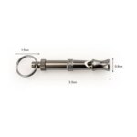 Dog Training Device Ultrasonic High-Frequency Sound Adjustable Dogs Whistle Stainless Steel Durable Pet Training Dog Whistle - Image 4