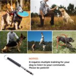 Dog Training Device Ultrasonic High-Frequency Sound Adjustable Dogs Whistle Stainless Steel Durable Pet Training Dog Whistle - Image 3