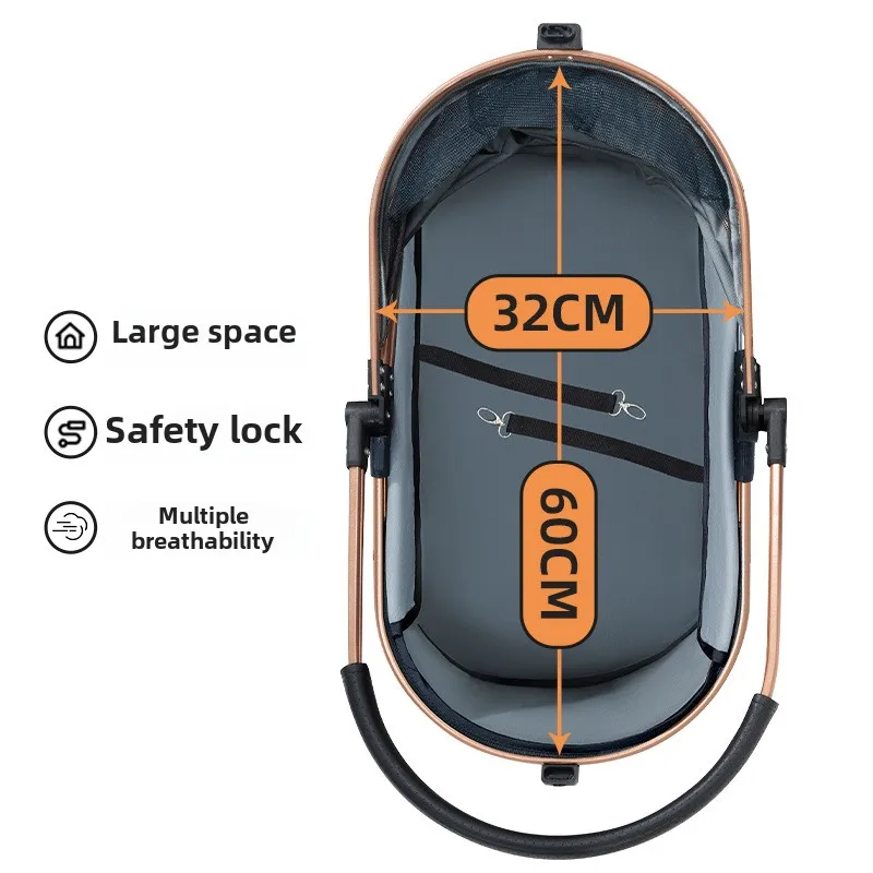 3 in 1 Folding Pet Stroller Detachable Carrier Easy Lock Canopy 30lbs for Medium Dogs Small Dogs Cats 3 in 1 Folding Pet Stroller Detachable Carrier Easy Lock Canopy 30lbs for Medium Dogs Small Dogs Cats