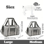 Pet Carrier Bag Side Ventilated Backpack Cat Pet Carriers Dog Travel Bag Airline Approved Transport for Small Dogs Cats Outgoing - Image 6