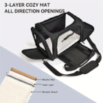 Pet Carrier Bag Side Ventilated Backpack Cat Pet Carriers Dog Travel Bag Airline Approved Transport for Small Dogs Cats Outgoing - Image 2