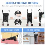 Multifunctional Cart Folding Portable  Durable Lightweight Market Purchase Bag Trolley,Pet Stroller,For Picnic - Image 3
