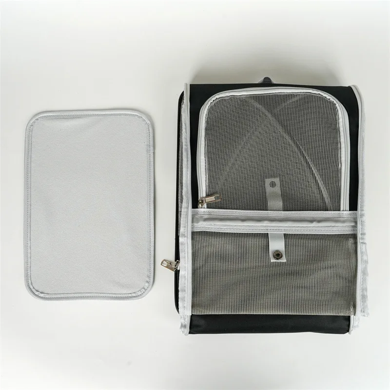 Practical, foldable cross-border pet bag. New style for cats and dogs, portable, breathable, spacious. Portable cat backpack.