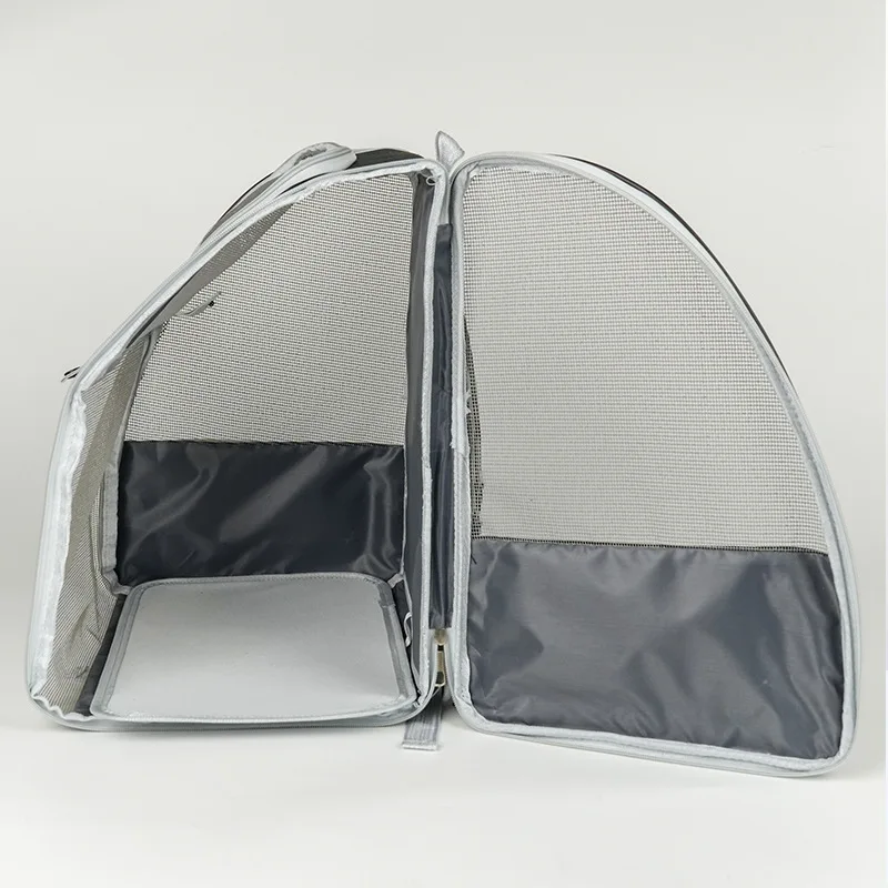 Practical, foldable cross-border pet bag. New style for cats and dogs, portable, breathable, spacious. Portable cat backpack.