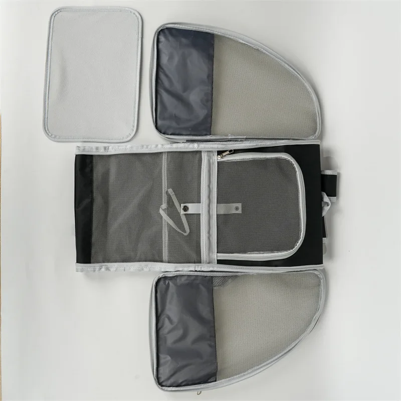 Practical, foldable cross-border pet bag. New style for cats and dogs, portable, breathable, spacious. Portable cat backpack.