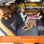 Dog Car Seat Cover Waterproof Pet Dog Carriers Travel Mat Hammock For Small Medium Large Dogs Car Rear Back Seat Safety Pad - Image 2