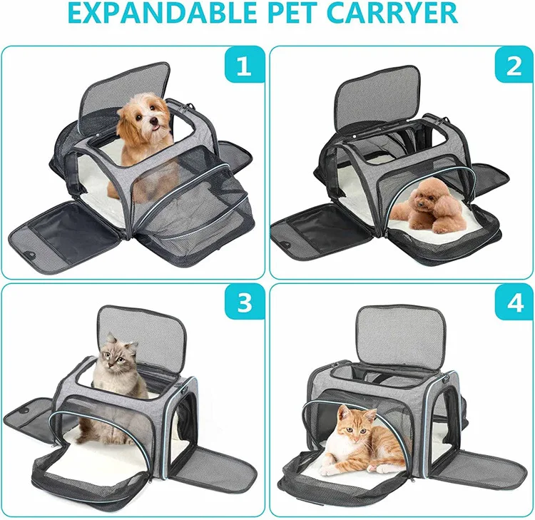 Pet Carrier Bag Foldable Small Dog Charter Carrying Cat Out Bag Expansion Pet Bag Mesh Breathable Expansion Foldable Handheld C Pet Carrier Bag Foldable Small Dog Charter Carrying Cat Out Bag Expansion Pet Bag Mesh Breathable Expansion Foldable Handheld C