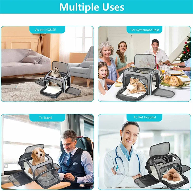 Pet Carrier Bag Foldable Small Dog Charter Carrying Cat Out Bag Expansion Pet Bag Mesh Breathable Expansion Foldable Handheld C Pet Carrier Bag Foldable Small Dog Charter Carrying Cat Out Bag Expansion Pet Bag Mesh Breathable Expansion Foldable Handheld C