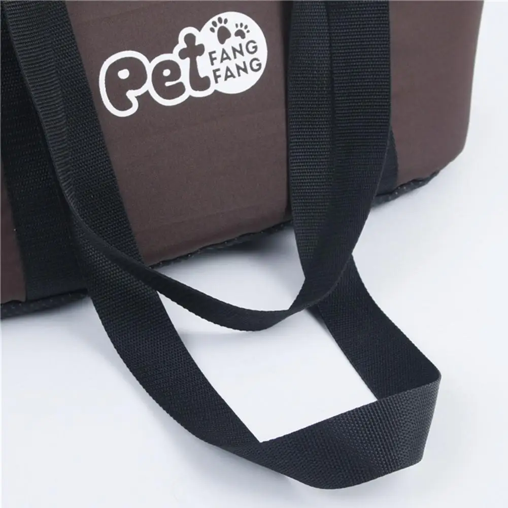 Pet Bag Soft-Sided Adjustable Fabric Interior Pad Carrier Tote for Pet Cat Carrier Outgoing Travel Breathable Pets Handbag