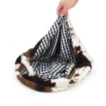 Soft Plush Small Dog Bag Pet Carrier Cat Bag Puppy Kitten Travel Shoulder Slings Bag - Image 3