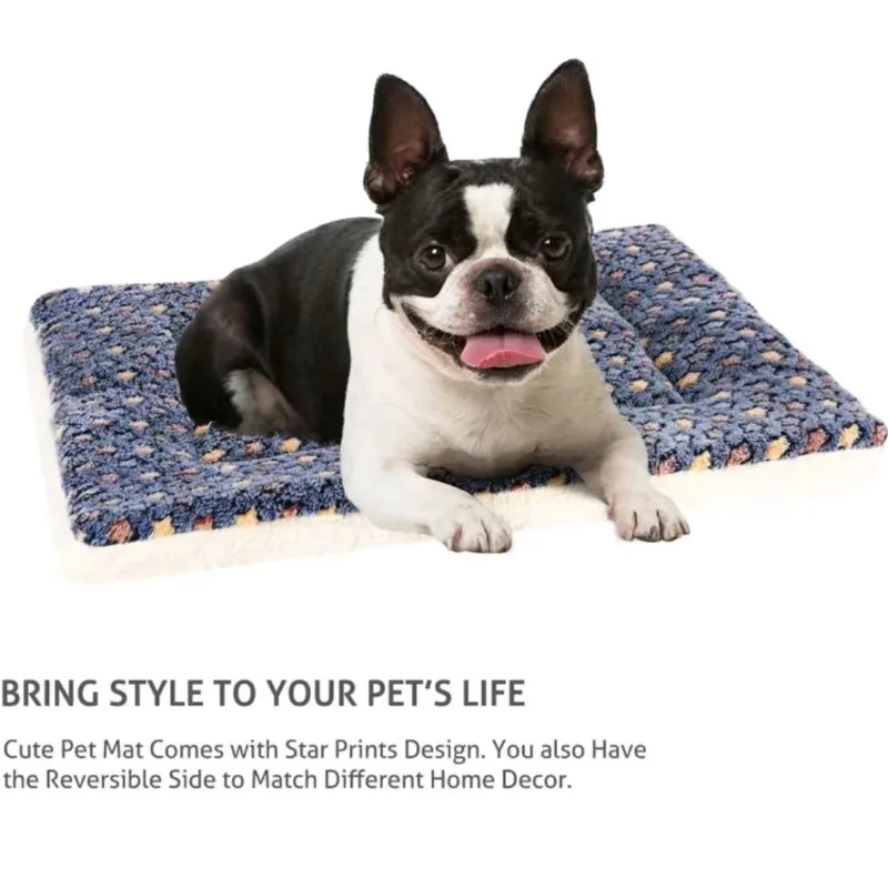 Thickened Comfortable Warm Small Cat Sleeping Cushion Skin-friendly Cute Winter Medium Dog Sofa Mat for Puppy Bed Accessories