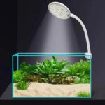 5W/7W Fish Tank Clip Lamp,USB Power LED Full Spectrum,Waterproof Algae Lighting 360-degree Tank Light for Turtle Fish Tanks - Image 2