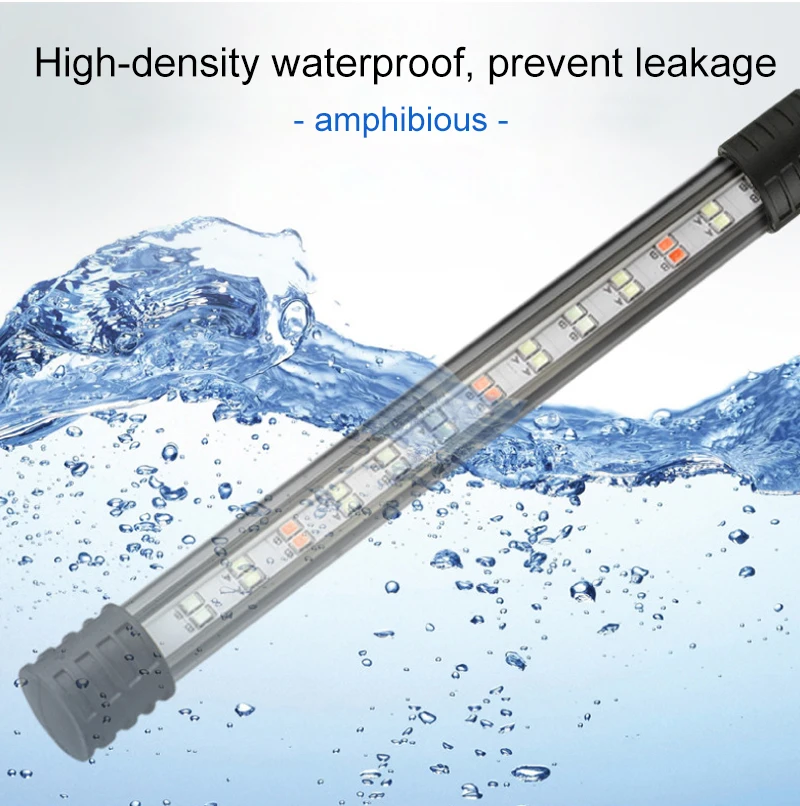 Waterproof LED Aquarium Light Fish Tank Underwater Lamp Clip Light Aquariums Decor Lighting Submersible Lamp Plant Grow 220-240V