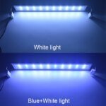 Aquarium LED Light Super Slim Fish Tank Aquatic Plant Grow Lighting Waterproof Bright Clip Lamp Blue LED 18-72cm for Plants 220v - Image 4