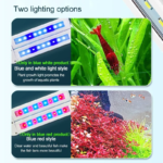 Super Bright Clip Lamp LED Aquarium Light for Aquatic Plant Grow Fish Tank Full Spectrum Timing Lamp 220-240V 30~70CM 4W 8W 13W - Image 3
