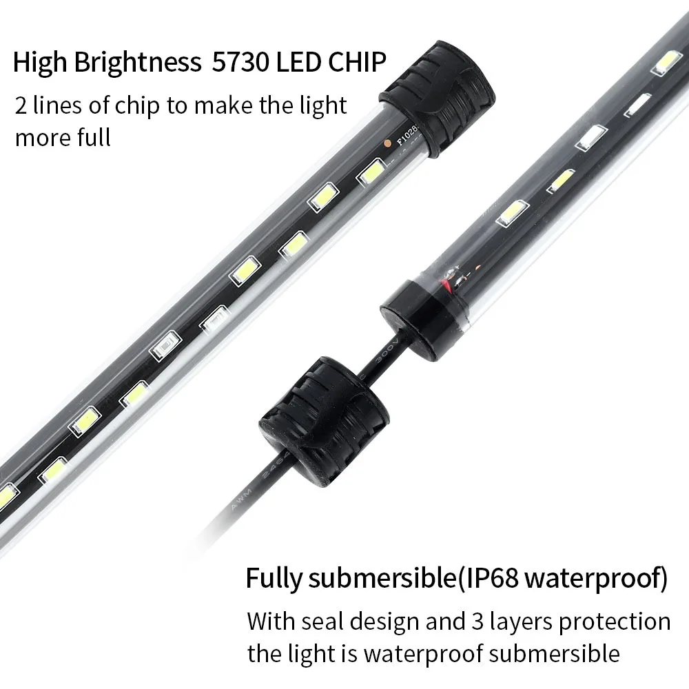 90-260V Aquarium Light LED Waterproof Fish Tank Clip Light Underwater Decor Lighting Submersible Lamp Plant Grow Lamp 18-58 CM 90-260V Aquarium Light LED Waterproof Fish Tank Clip Light Underwater Decor Lighting Submersible Lamp Plant Grow Lamp 18-58 CM