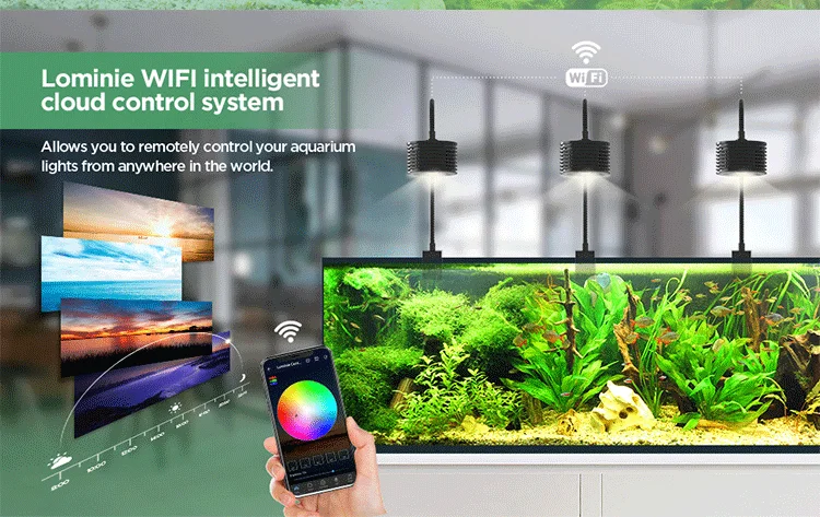 Lominie LED Aquarium Light, Planted Tank Light 4 Channels Remote Control 6500K for Freshwater Fish Tank Refugium with Gooseneck Lominie LED Aquarium Light, Planted Tank Light 4 Channels Remote Control 6500K for Freshwater Fish Tank Refugium with Gooseneck