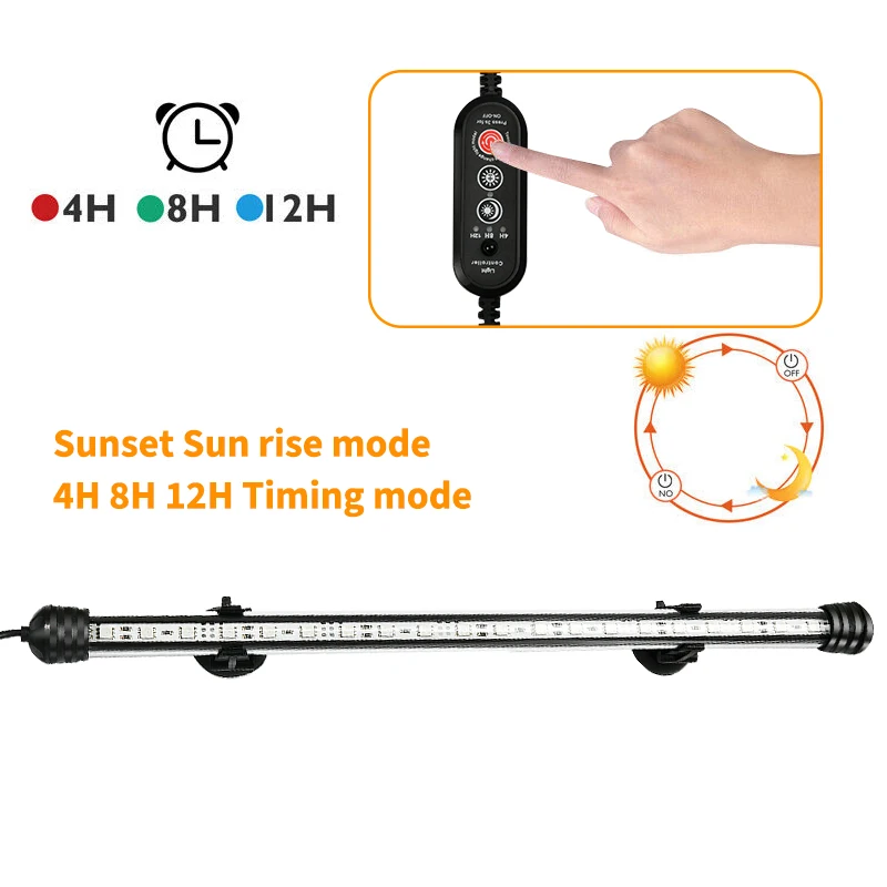 Aquarium 21 LED Light Remote Control Diving Lamp Plant Grow Lighting Underwater Fish Tank Light RGB Led Aquarium Accessories EU Aquarium 21 LED Light Remote Control Diving Lamp Plant Grow Lighting Underwater Fish Tank Light RGB Led Aquarium Accessories EU