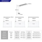WEEK AQUA S Series Ver.3 RGB+UV Full Spectrum S300/400/450Pro Bluetooth AppControl Freshwater Aquascape Plant Aquarium LED Light - Image 3