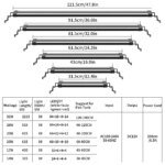 31-120cm Aquarium LED Light Super Slim Fish Tank Aquatic Plant Grow Lighting Waterproof Bright Clip Lamp RGB LED for Fish Tank - Image 6