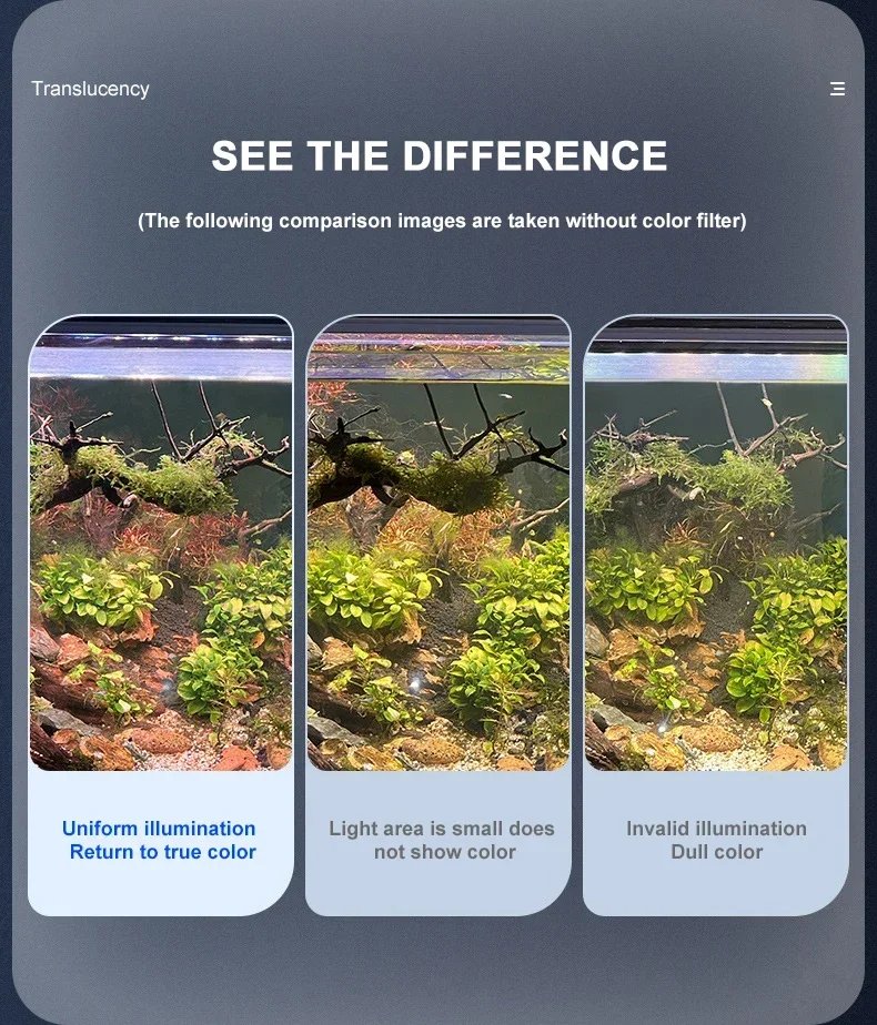 11000K LED Light Full Spectrum Lamp Fish Tank Lighting Light Promote PlantGowth Lamp Aquarium Accessories Fish Breeding Supplies