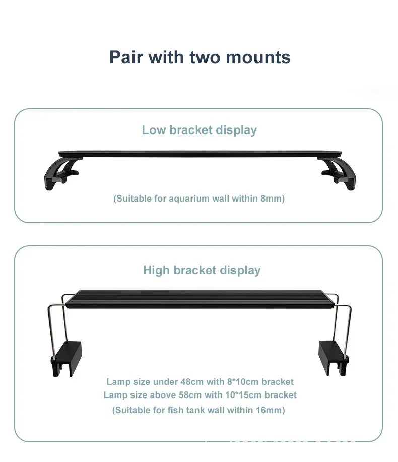 11000K LED Light Full Spectrum Lamp Fish Tank Lighting Light Promote PlantGowth Lamp Aquarium Accessories Fish Breeding Supplies