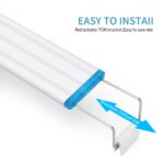 Ultra thin LED aquarium light aquatic plant light expandable clip on light 18-75CM fish tank 220-240V - Image 4