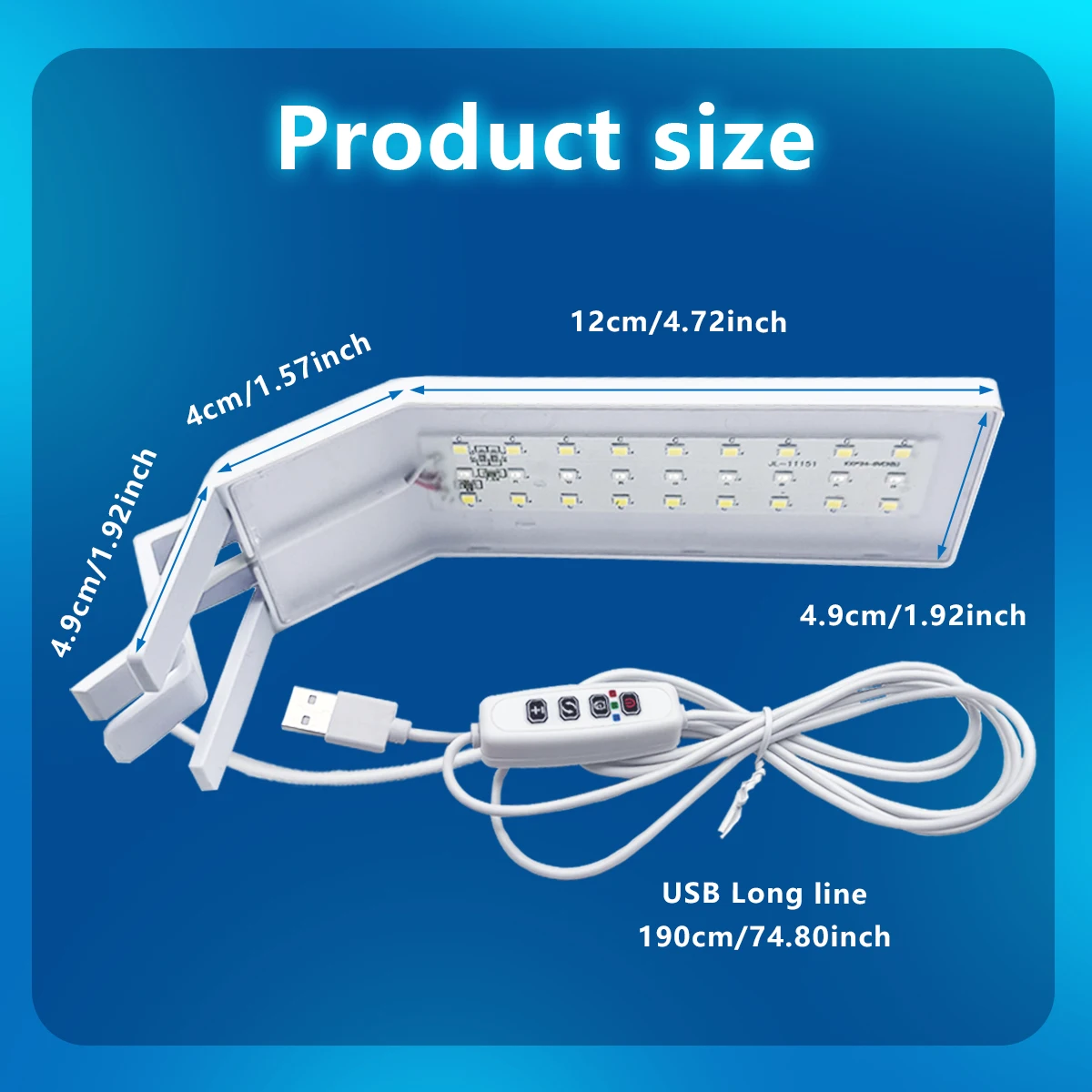USB Fish tank light 3/9/12 Timing three kinds of color-changing LED small fish tank light water grass tank aquarium light USB Fish tank light 3/9/12 Timing three kinds of color-changing LED small fish tank light water grass tank aquarium light