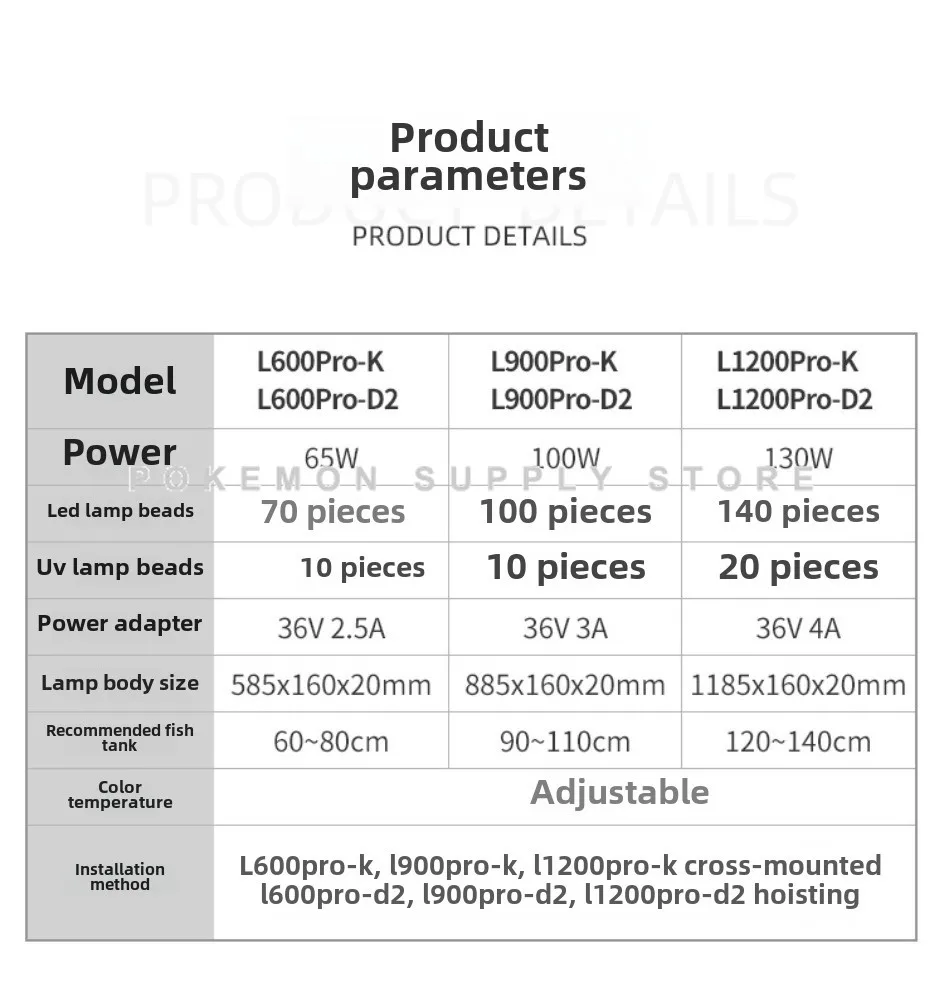 NEW Ver.3 WEEK AQUA L Series Led L600PRO K L900PRO D2 L1200PRO D2 Aquarium Plants Growing Light Fish Tank Lamp With APP Dimmer
