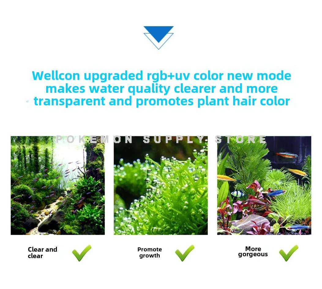 NEW Ver.3 WEEK AQUA L Series Led L600PRO K L900PRO D2 L1200PRO D2 Aquarium Plants Growing Light Fish Tank Lamp With APP Dimmer