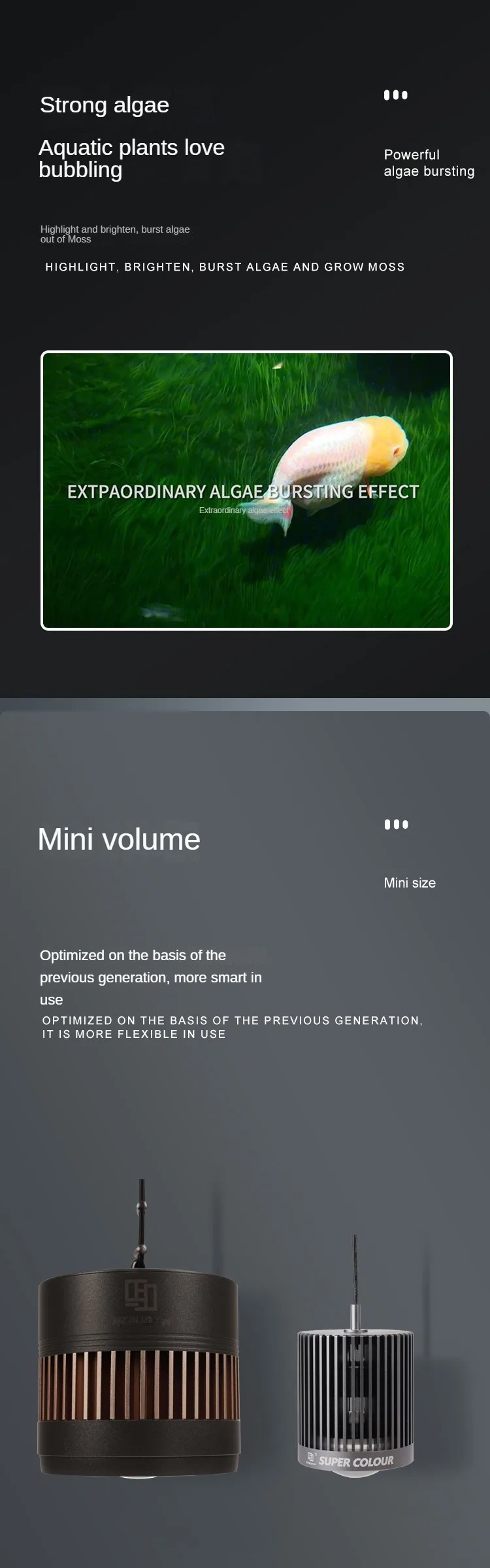 MAYIN Super Colour 100W Freshwater Goldfish Algae Bloom Planted Steam Fish Tank Brightening Lamp LED Aquarium Downlight MAYIN Super Colour 100W Freshwater Goldfish Algae Bloom Planted Steam Fish Tank Brightening Lamp LED Aquarium Downlight