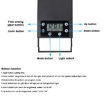 120cm Aquarium LED Light with Full Spectrum Dimmer Plant Growth Fish Tank Decoration 24/7 DIY Auto On Off 7 Colors Freshwater - Image 3