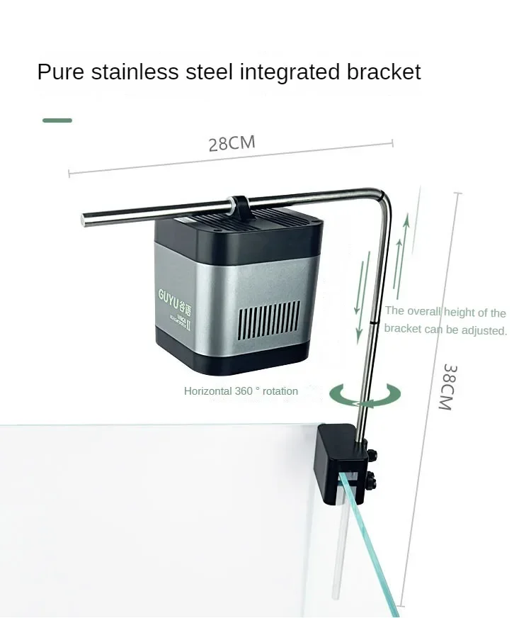 GUYU New Aquarium LED Lamp 25/35/65W Water Grass WRGB Full Spectrum Algae Downlight for Native Stream Fish Tank GUYU New Aquarium LED Lamp 25/35/65W Water Grass WRGB Full Spectrum Algae Downlight for Native Stream Fish Tank