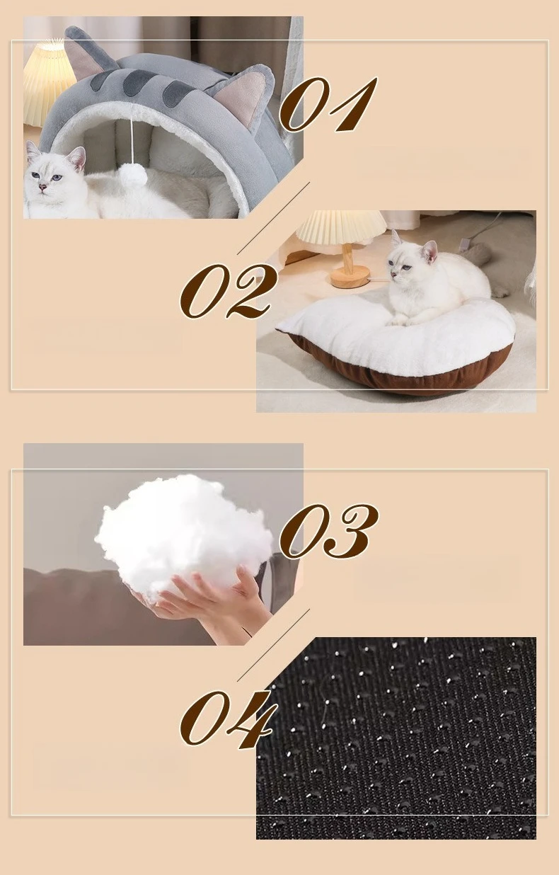 New Cute Mongolian Yurt Pet Nest Home Pet Supplies Semi Closed Panda Nest Fun Cat Playful Autumn and Winter Warm Dog Nest New Cute Mongolian Yurt Pet Nest Home Pet Supplies Semi Closed Panda Nest Fun Cat Playful Autumn and Winter Warm Dog Nest