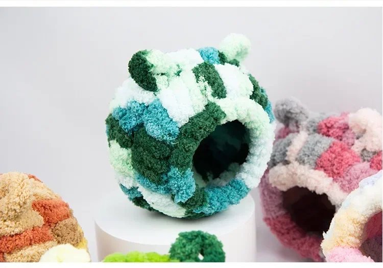 새장 Warm Bird Nest Winter House Hanging Hammock Cage Accessories Plush Hideaway for Parrot Hummingbird Decoration Bird Cages