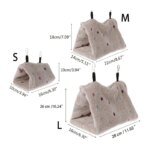 Pet Parrot Hammock Bird Hanging Bed House Plush Winter Warm Cage Nest Tent High Quality - Image 6