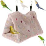 Pet Parrot Hammock Bird Hanging Bed House Plush Winter Warm Cage Nest Tent High Quality - Image 2