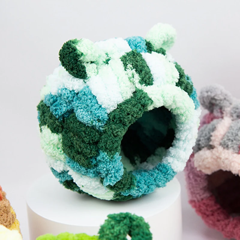 Warm Bird Nest Winter House Hanging Hammock Cage Accessories Plush Hideaway for Parrot Hummingbird Decoration Bird Cages