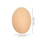 50Pcs Plastic Eggs Chicken House Small Fake Eggs Farm Animal Supplies Cages Accessories Guide Chicken Nest Egg Painting - Image 3